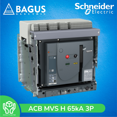 Schneider ACB Masterpact MVS16H3MF2A 65kA 3P 1600A – Bagus Electric Shop